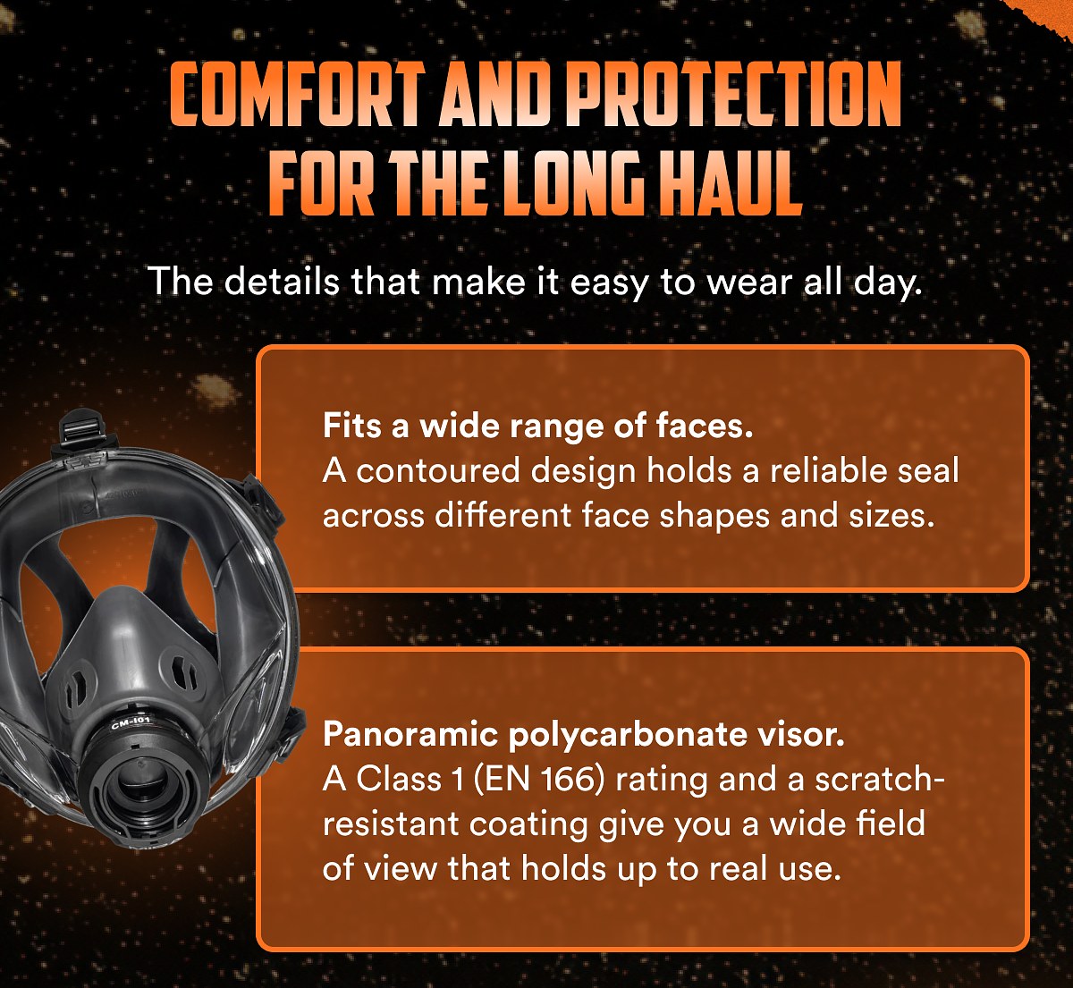 Comfort and protection for the long haul