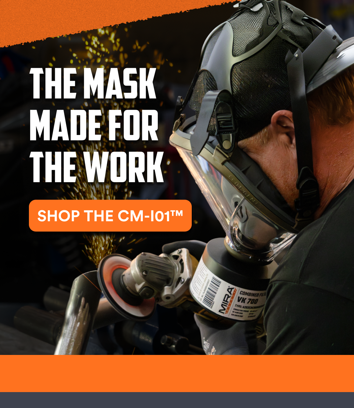 The mask made for the work