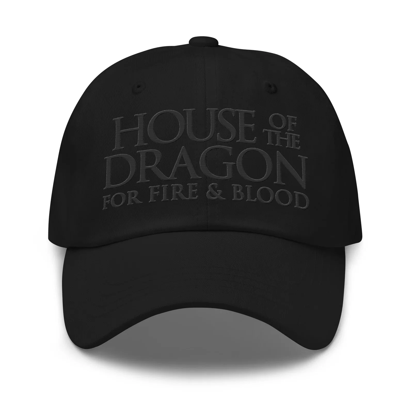 Image of House of the Dragon Embroidered Dad Hat For Fire & Blood