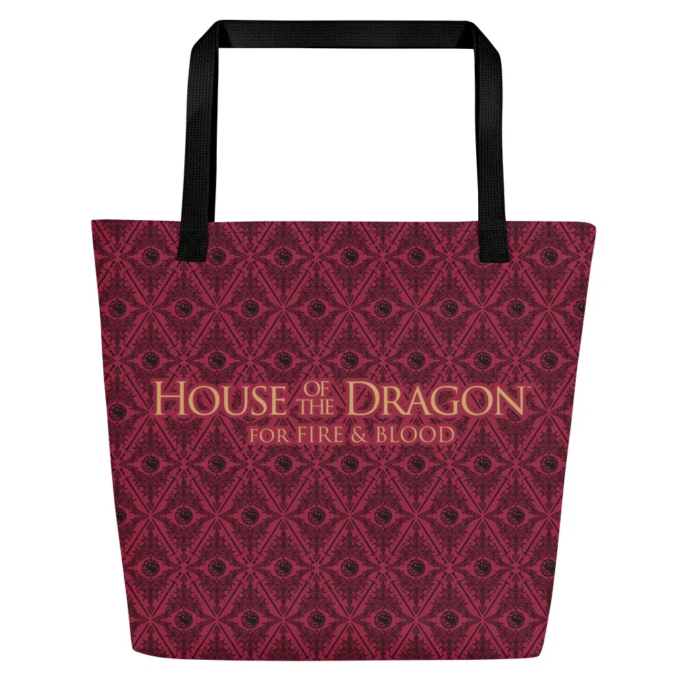 Image of House of the Dragon Tote Bag For Fire & Blood