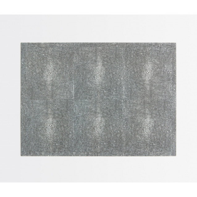 Henry Cool Gray, Rectangular Placemat, Realistic Faux Shagreen, Pack of 2