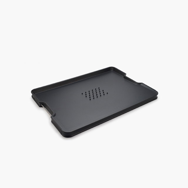 Cut&Carve™ Plus Multi-function Black Chopping Board