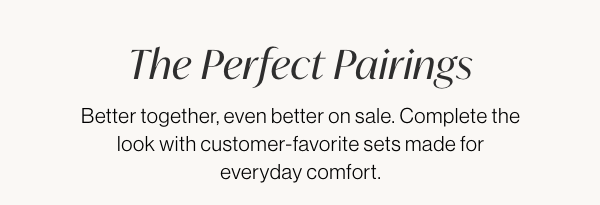 Perfect Pairing