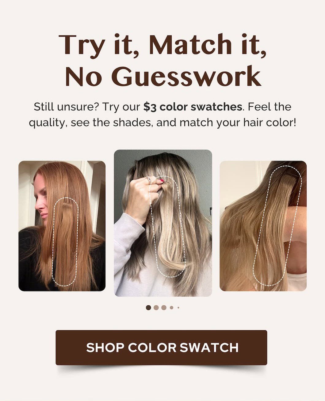Try and match it with color swatch