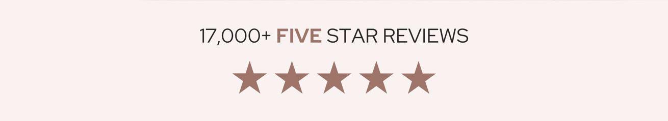 17,000+ 5-Star Reviews