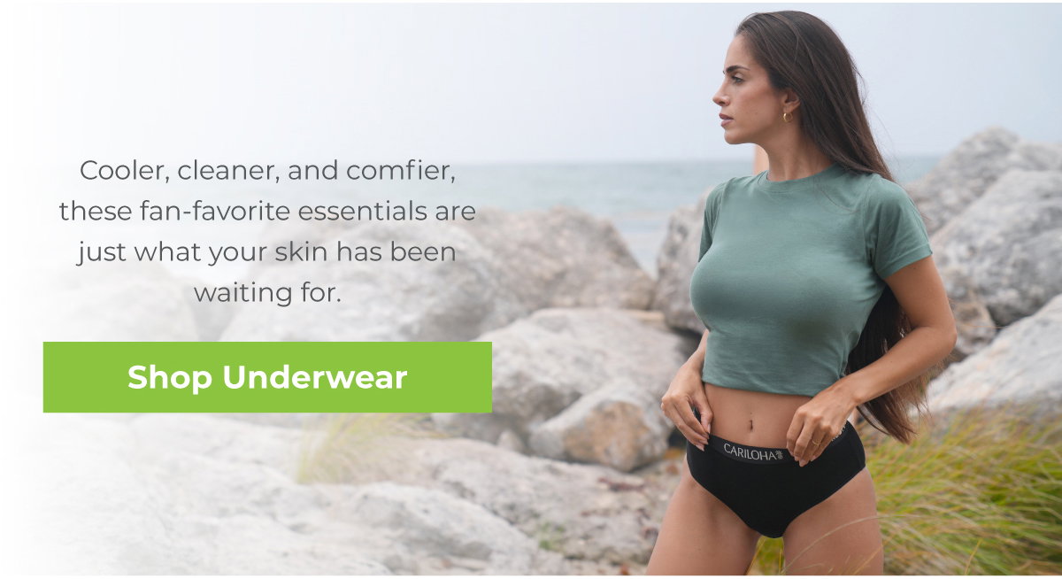 Cooler, cleaner, and comfier. Shop Bamboo Underwear!