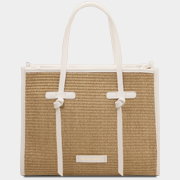 Frame TL142566 Raffia Shoulder Bag
