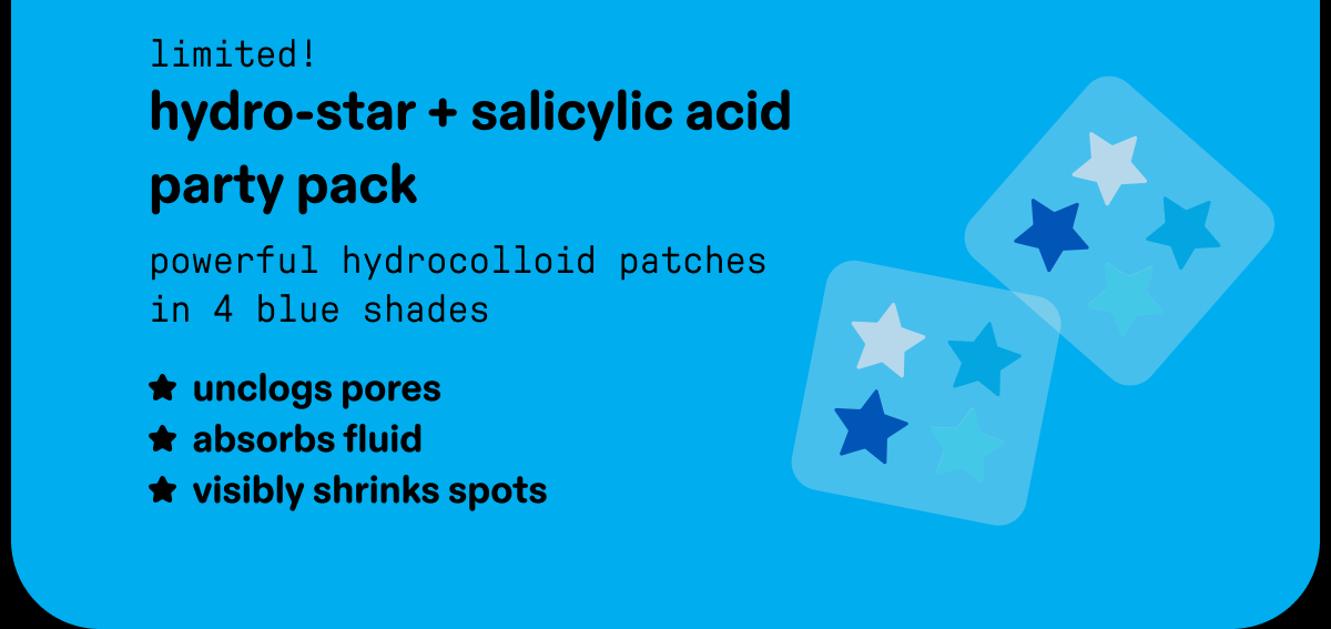 hydro-star + salicylic acid party pack 
