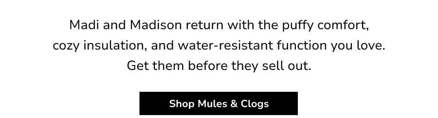 Shop Mules & Clogs