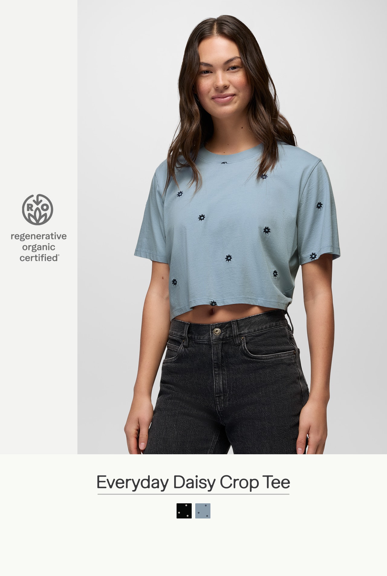 everyday daisy crop tee