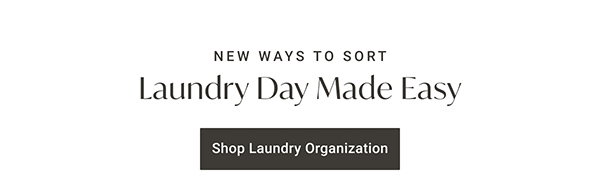 New Ways To Sort: Laundry Day Made Easy - Shop Laundry Organization