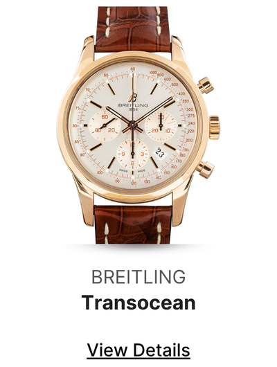 Used Breitling Transocean Chronograph RB015212 Rose Gold