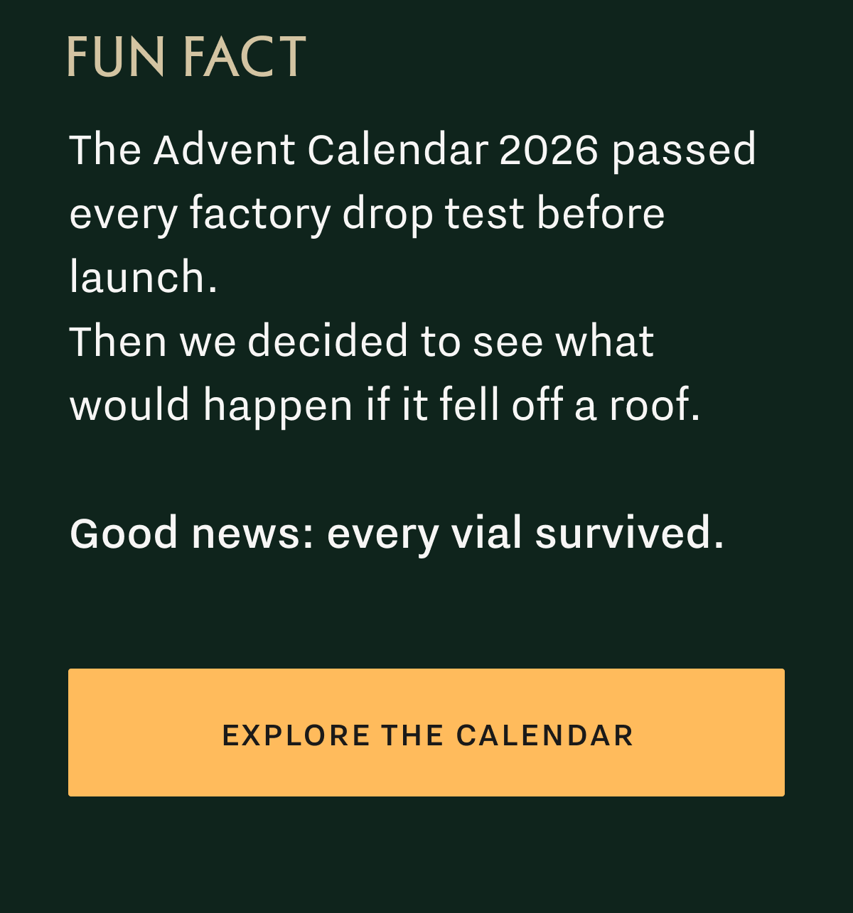 Preorder Advent Calendar 2026
