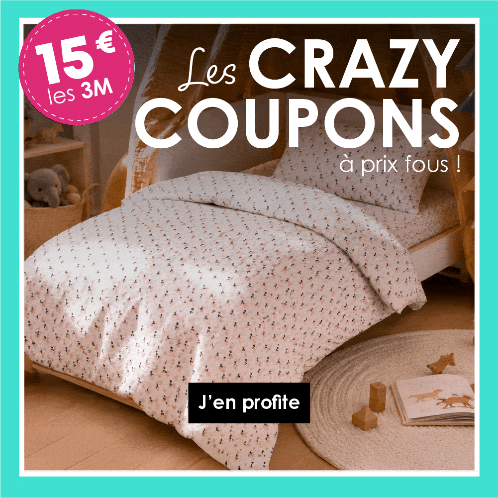 Crazy Coupon: 15€ les 3m