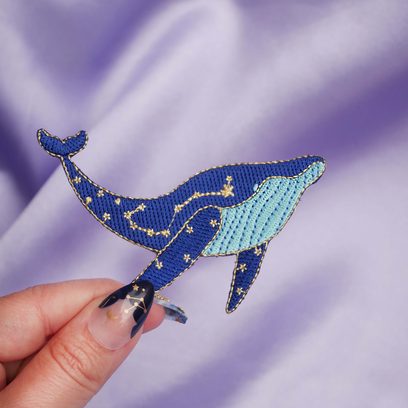 Ecusson Thermocollant Baleine
