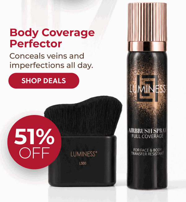 BODY COVERAGE PERFECTOR: Conceals veins and imperfections all day.