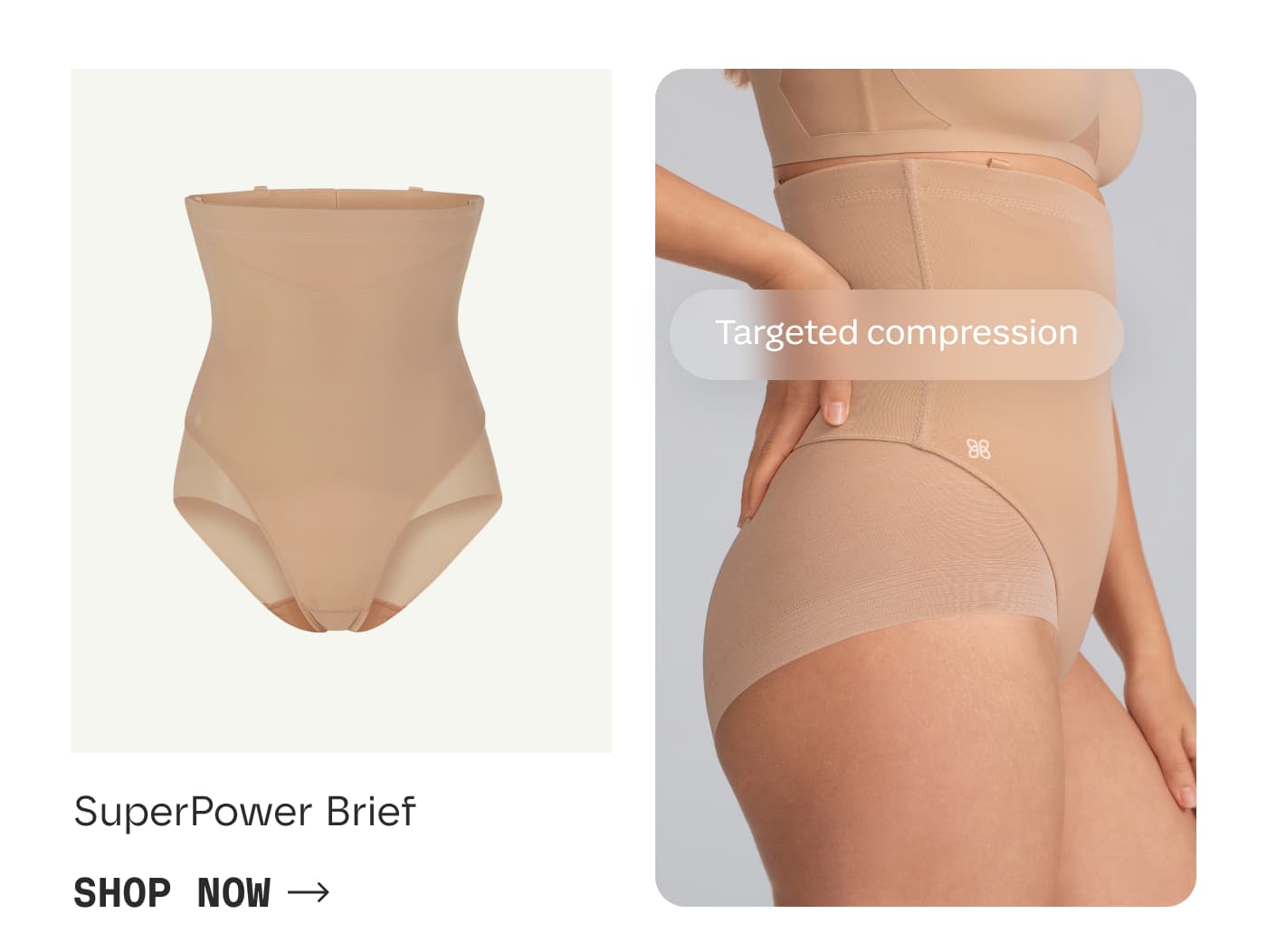 Targeted compression | SuperPower Brief | SHOP NOW