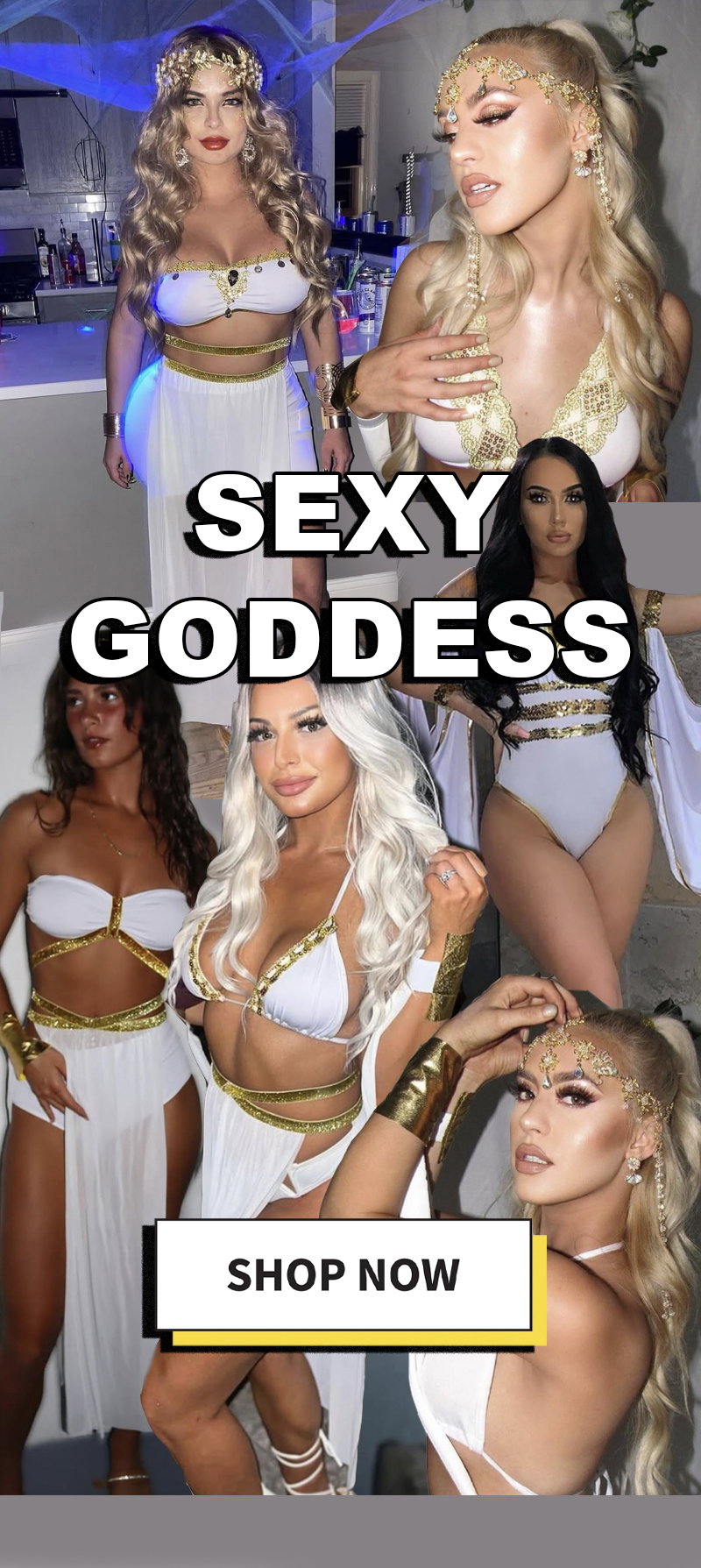 Sexy Goddess Costumes For Halloween!