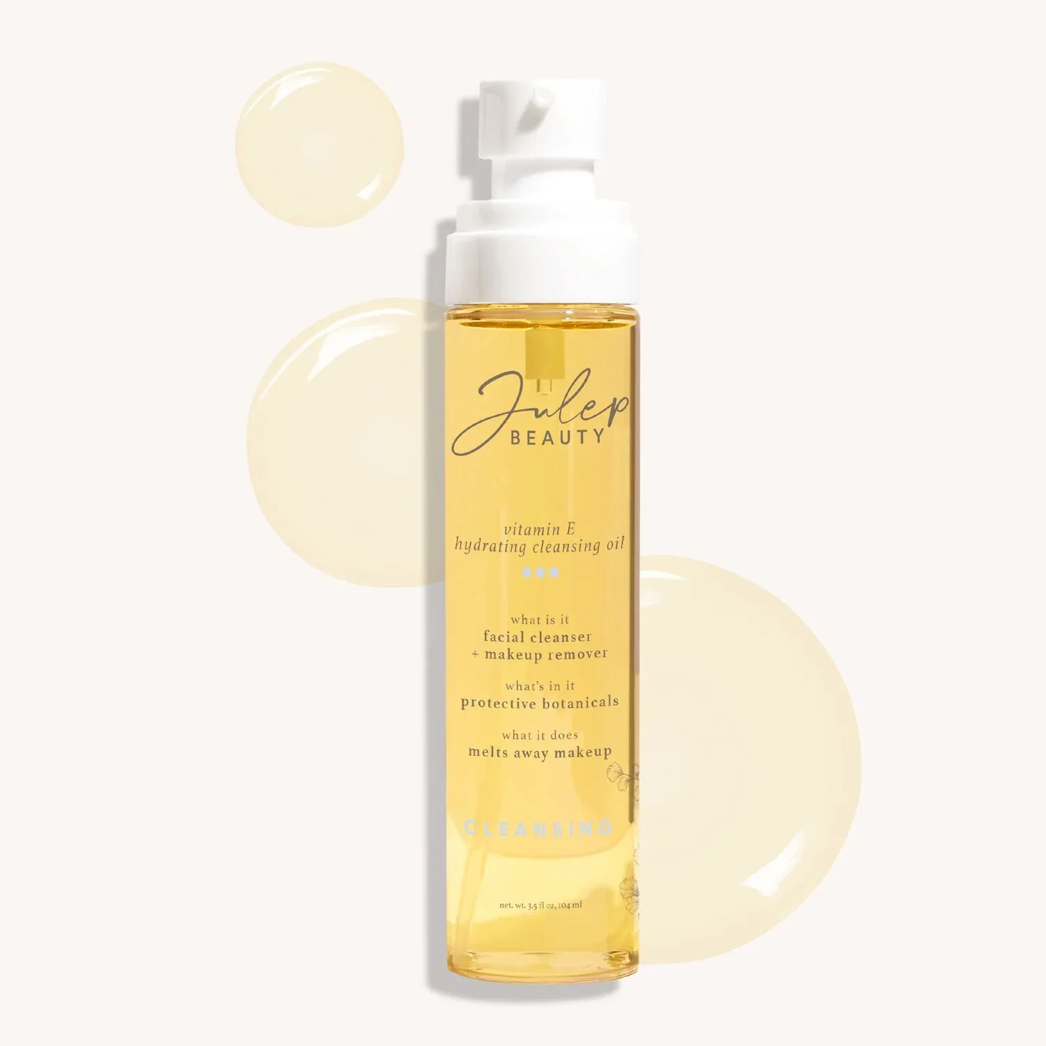 Image of Vitamin E Hydrating Cleansing Oil + Makeup Remover