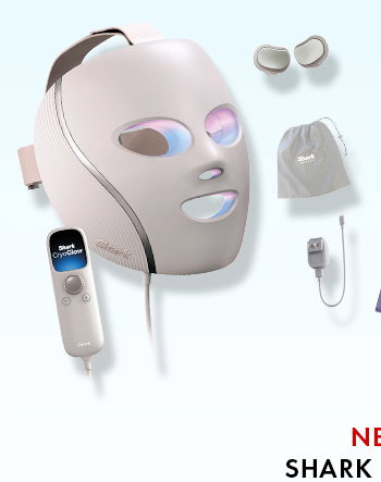 Shark Beauty CryoGlow Under-Eye Cooling + LED Anti Aging Red Light & Skin Clearing Mask
