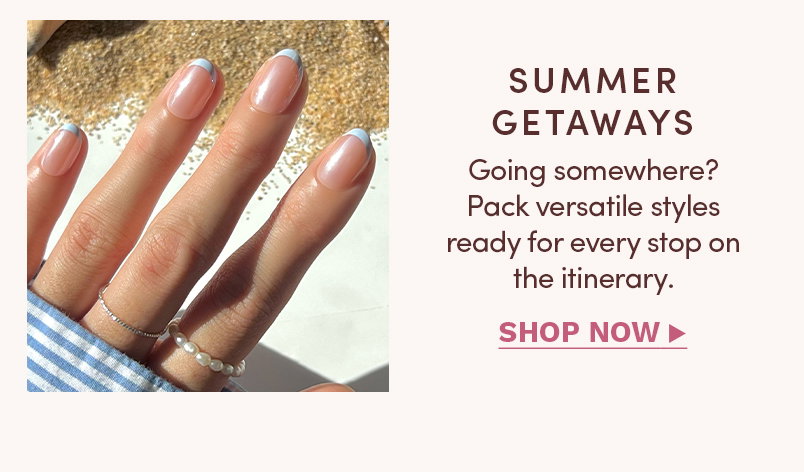 Shop Into Blue For Summer Getaways