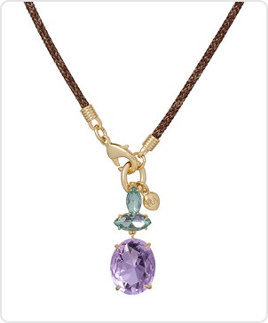 Crystal Granita Le Petite Cord Necklace