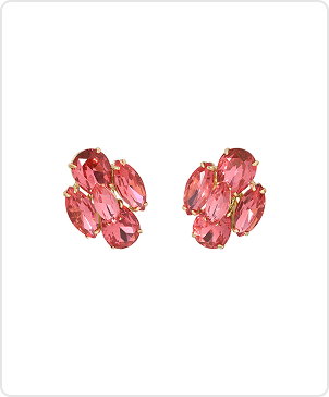 The Crystal Cluster Earrings