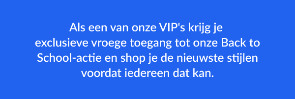 Vroege toegang tot de Back to School-uitverkoop