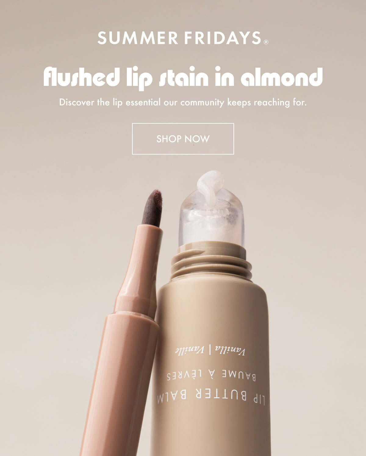 Flushed Lip Stain Almond | Shop Now
