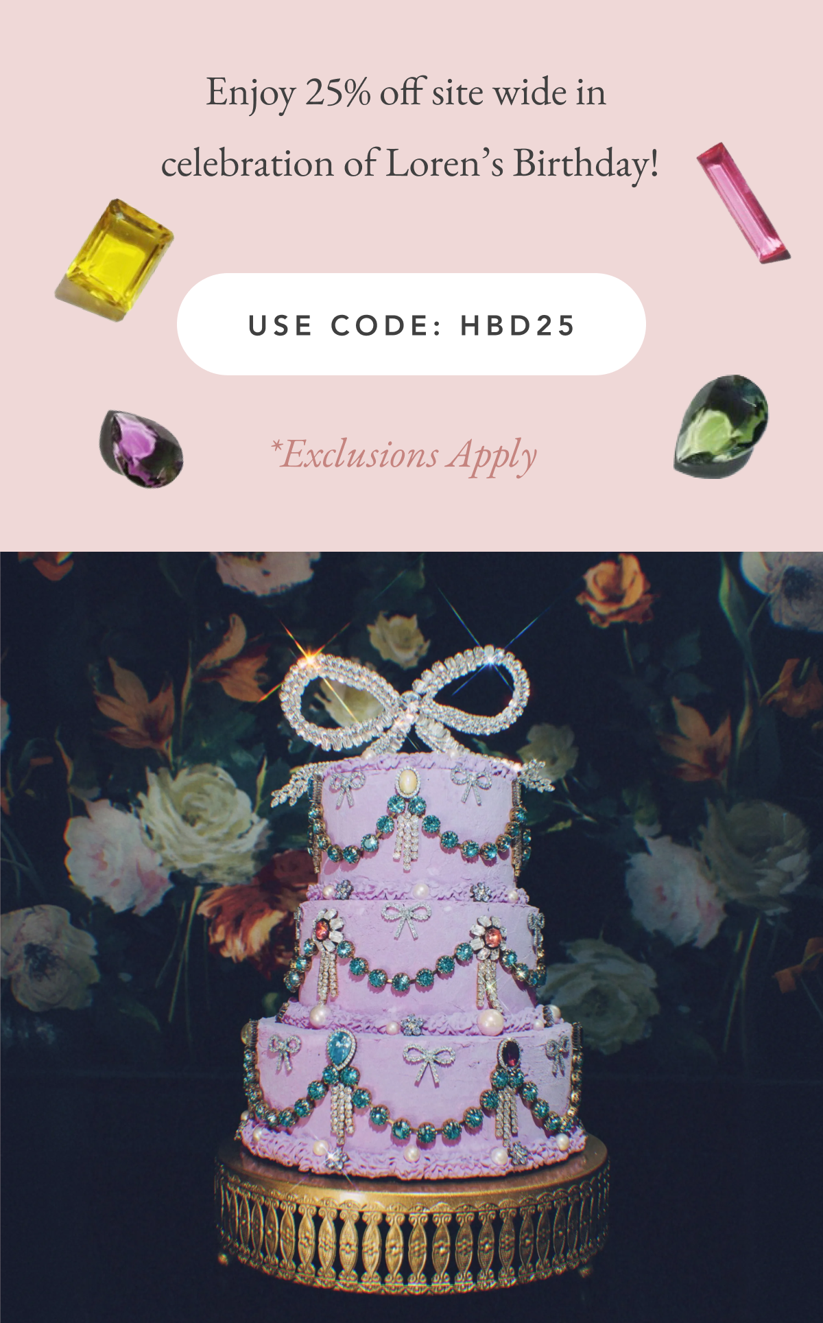 Founder's Day Sale - 25% Off for Loren's Birthday - Use code HBD25