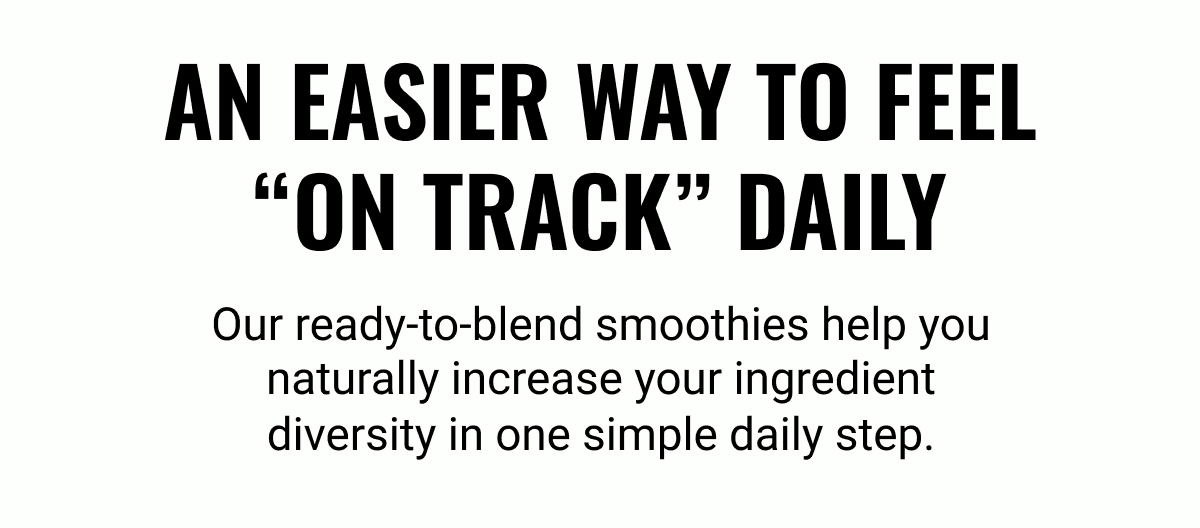 An easier way to feel "on track" daily
