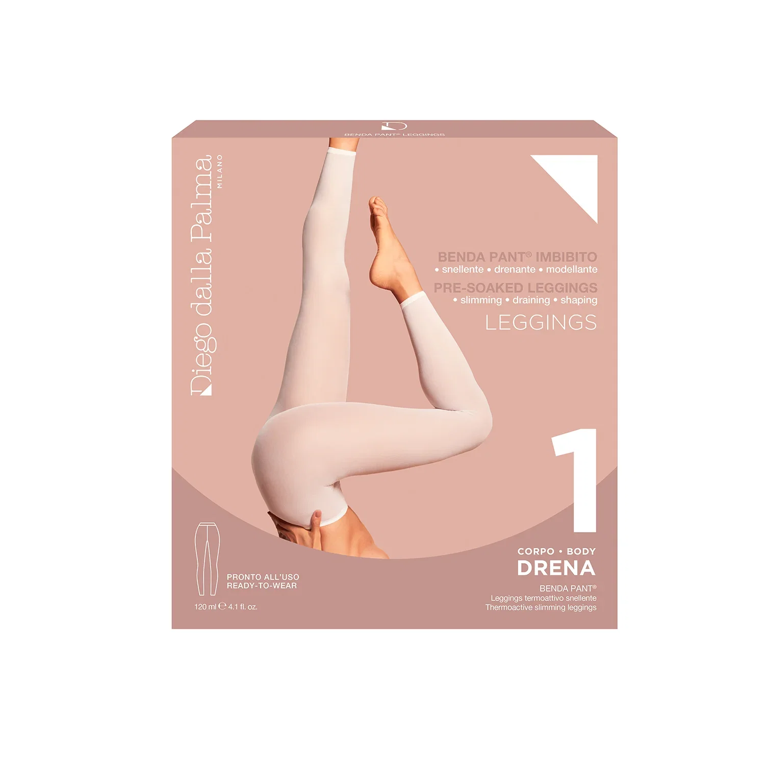 Image of 1. DRENA - BENDA PANT®: LEGGINGS TERMOATTIVO SNELLENTE