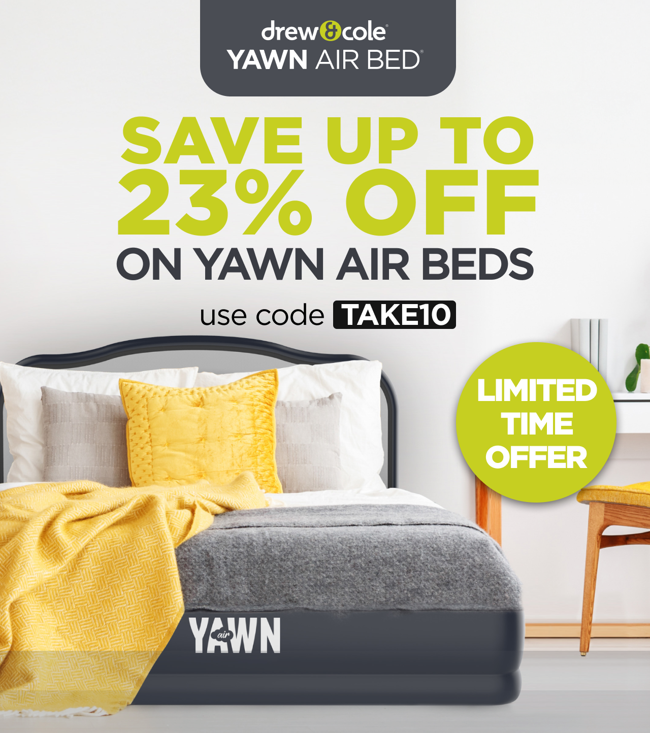 YAWN Air Bed – Self-Inflating Mattress