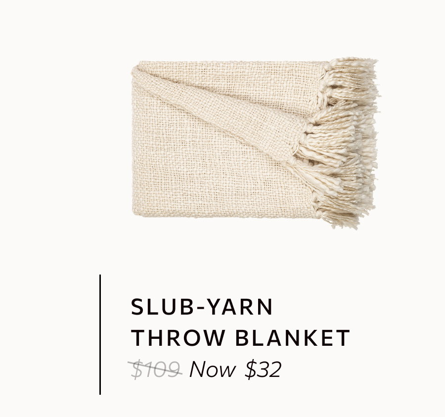 Throw blankets for every season.