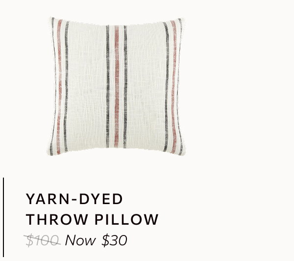 Solid & patterned decor throw pillows.
