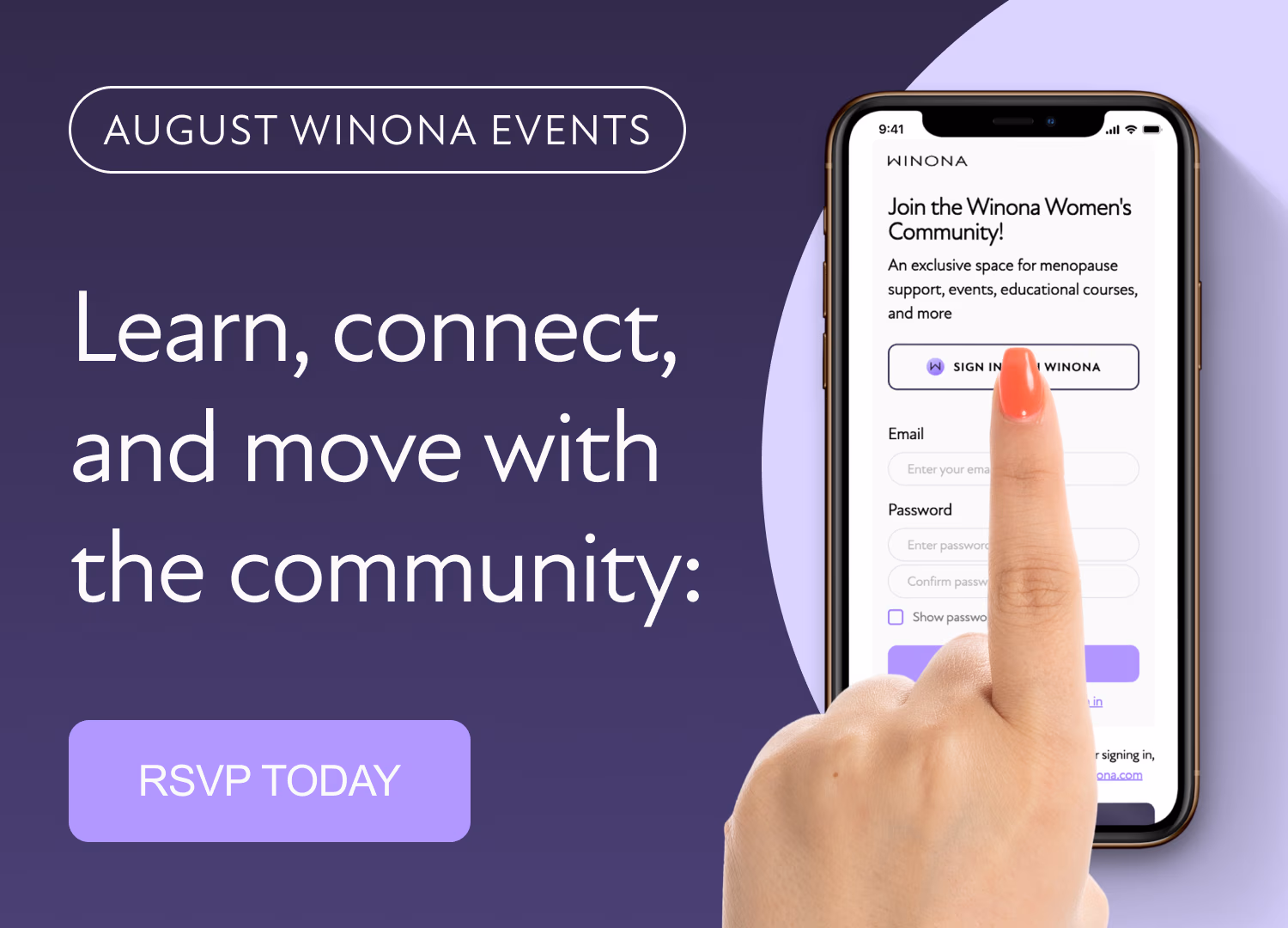 August Winona Events Learn, connect, and move with the community: [RSVP TODAY]