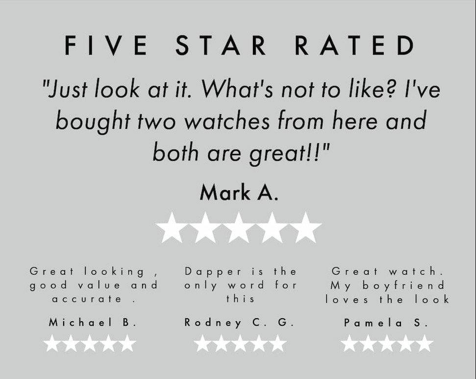 Five Star Rated - Midnight Automatic Watch