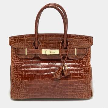 Hermès Birkin 30 Gold Finish 
