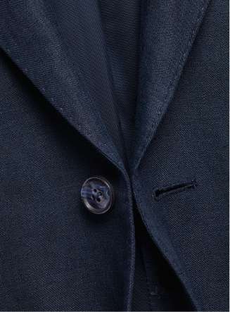 Pure Linen Jacket – Navy