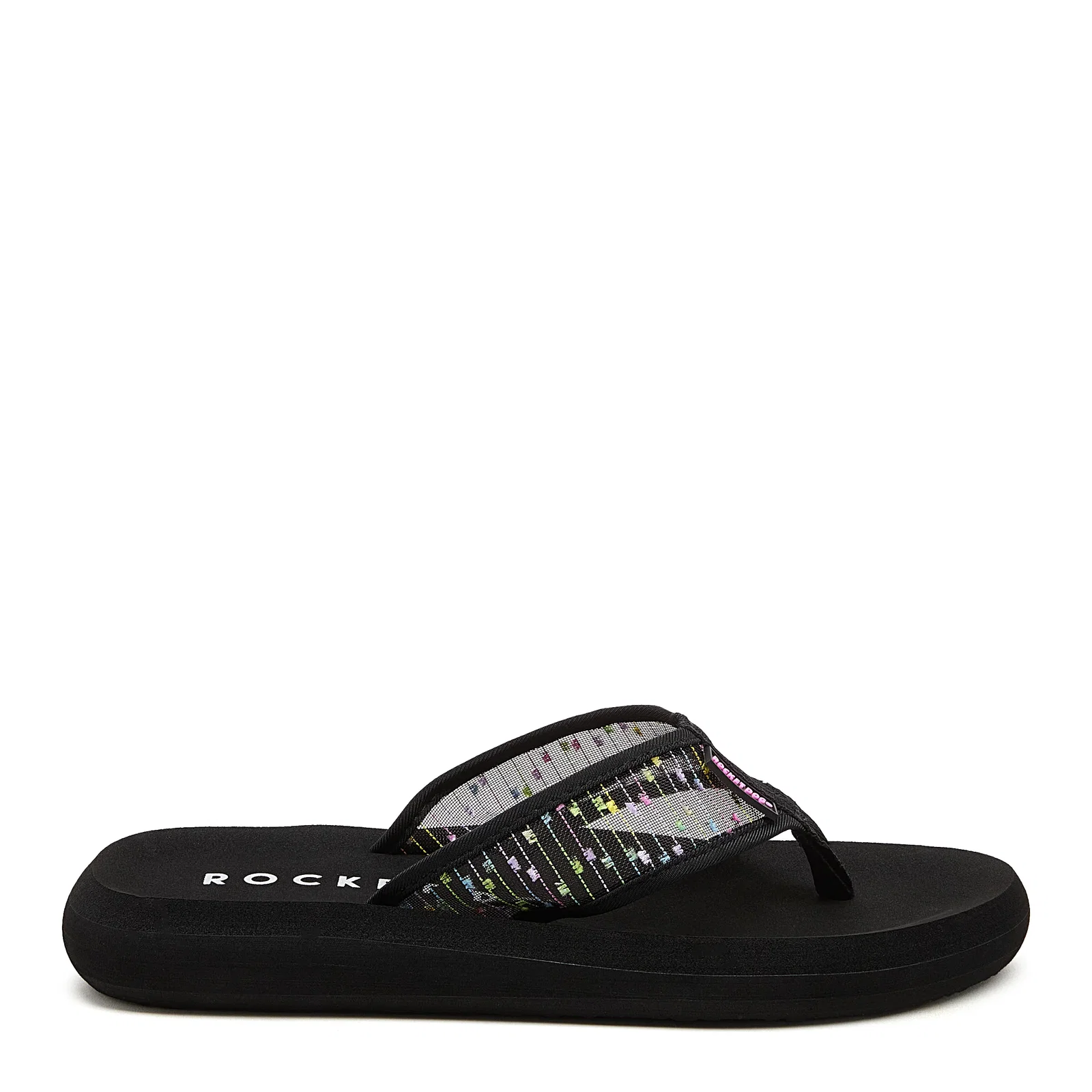 Image of Spotlight Confetti Mesh Flip Flops