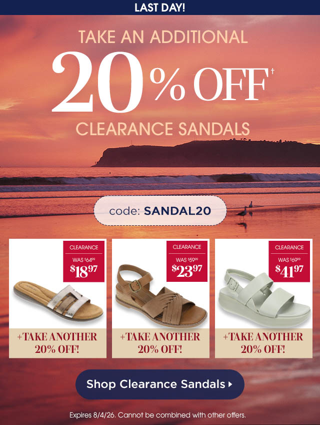 Shop Clearance Sandals