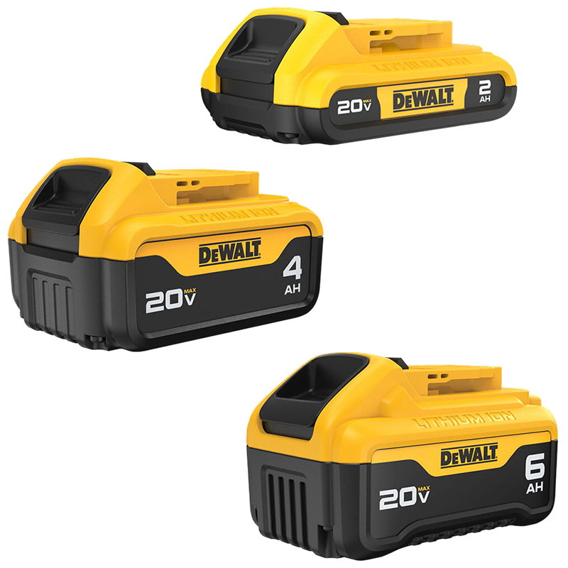 DEWALT Power Tool Battery Pack with Fuel Indicator