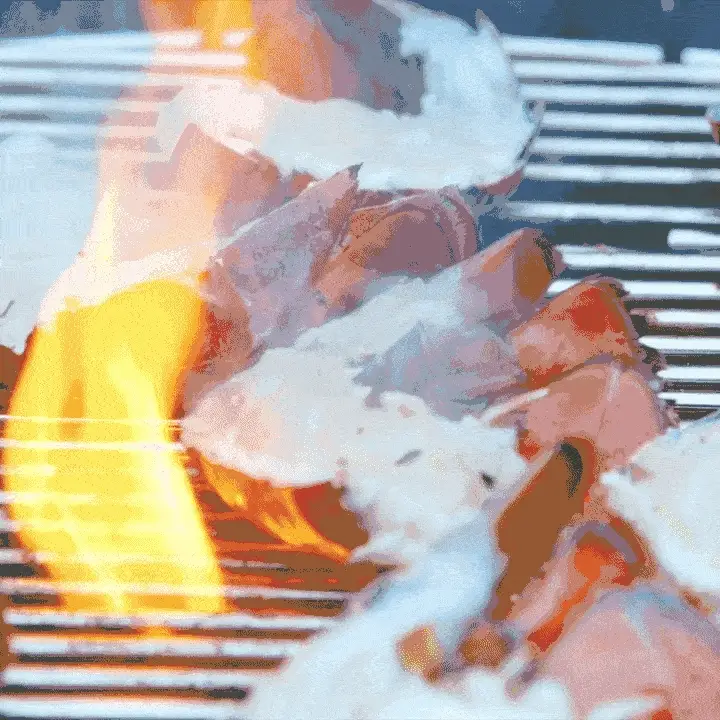 Lobster on the grill