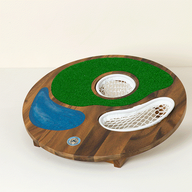 2-in-1 Golf & Cornhole Outdoor Toss Game