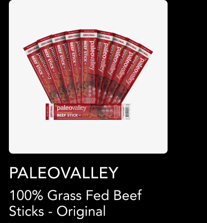 Paleovalley 100% Grass Fed Beef Sticks - Original