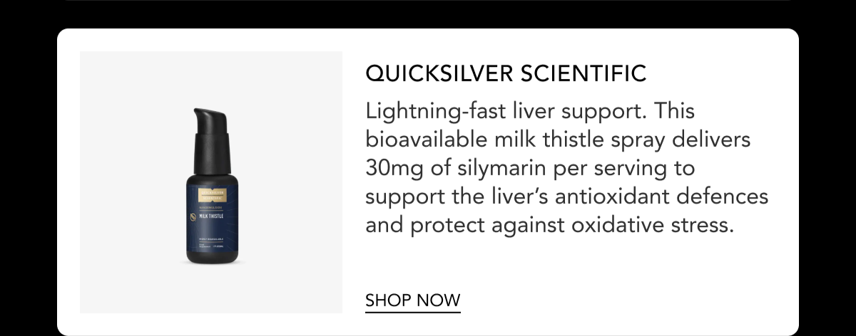 Quicksilver Scientific Milk Thistle — shop now