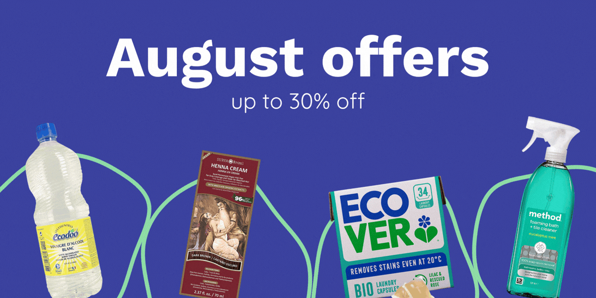 August offers: up to 30% off