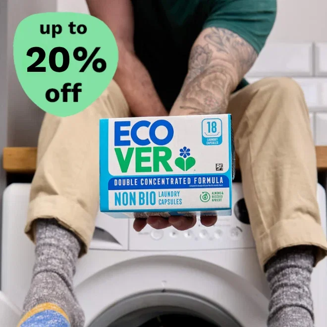 Up to 20% off Ecover laundry