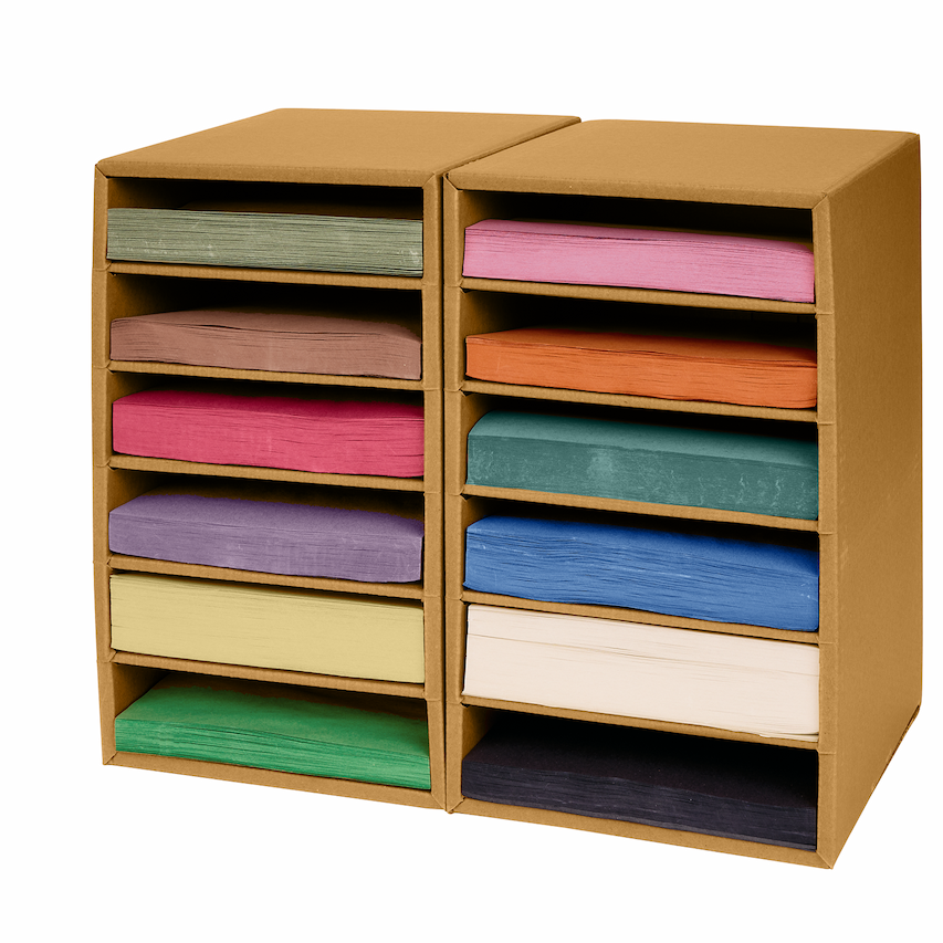 Colorations® 9" x 12" Lightweight Construction Paper with Organizer - 2200 Sheets