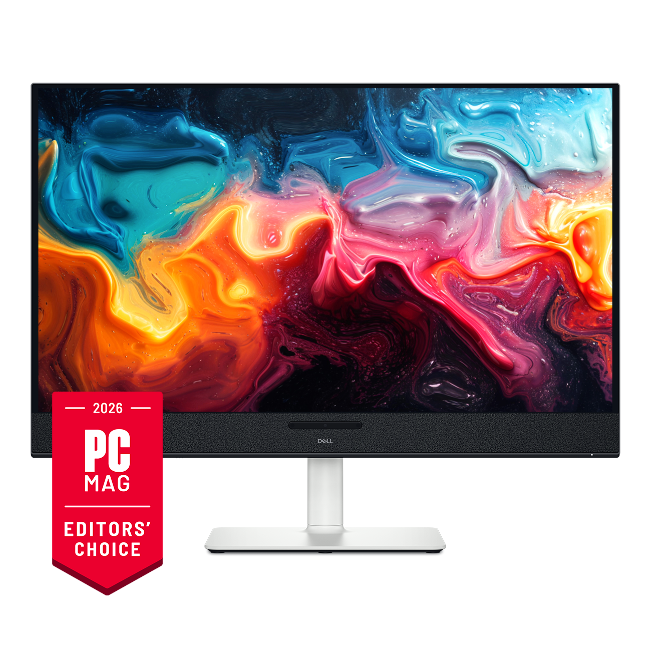 Dell 32-inch S3225QC monitor with PC MAG Badge